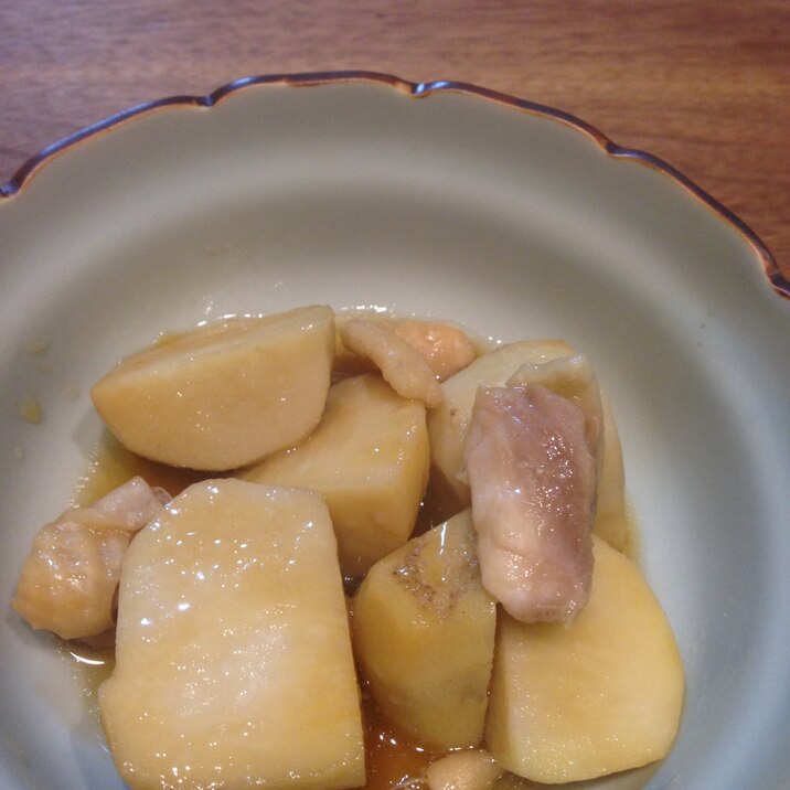 ルクエで簡単♪里芋と鶏肉の煮物♪